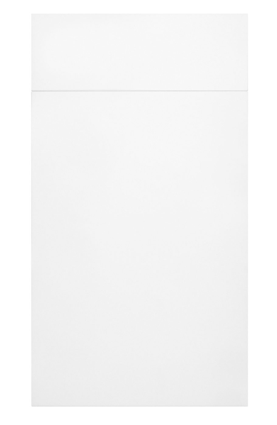 WHITE MATT PAINTED LASER EDGED